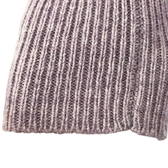 J. Crew Tie Waist Tunic Sweater XXXS Wool Blend Heathered Orchid Oversized - Picture 6 of 9